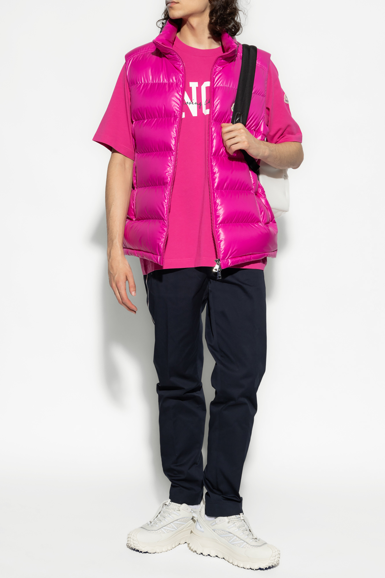 Hot pink outlet down vest